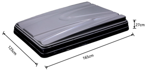 เต็นท์แบบเปิดบนหลังคากลางแจ้งแบบอัตโนมัติ2คนเต็นท์แบบแข็ง Tenda Sul tetto แบบออฟโรดกันน้ำสำหรับรถยนต์ - Product Image 3