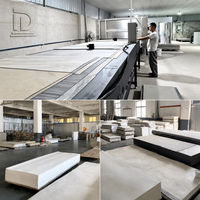 Panneau mural flexible MCM Project Supply, revêtement en porcelaine souple pour les murs de grands bâtiments commerciaux