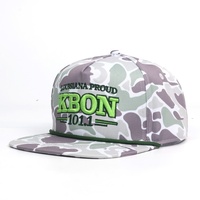 Casquette Snapback à Visière Plate Camouflage Personnalisée avec Broderie 3D, Casquette Trucker à Corde, Casquette Snapback Ajustable pour Sports de Plein Air à Visière Plate