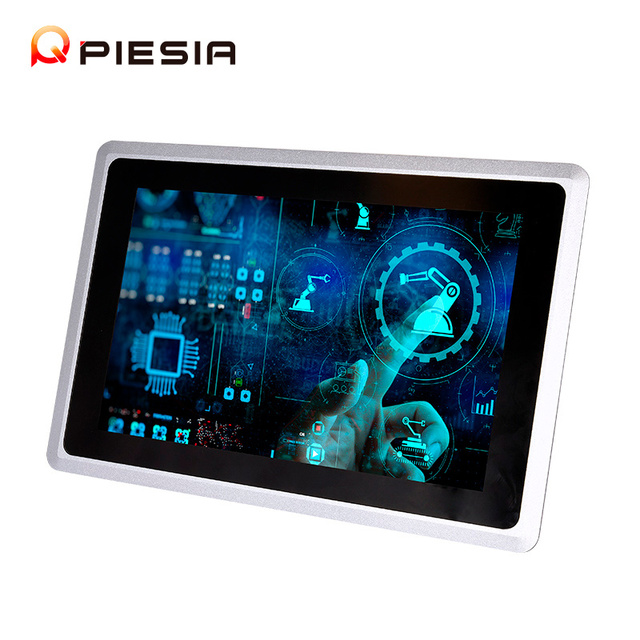 Fanless Human Machine Interfaces Industrial  PC RS485/RS232 Optional Computer Capacitive Touch Screen All in One PC for IoT