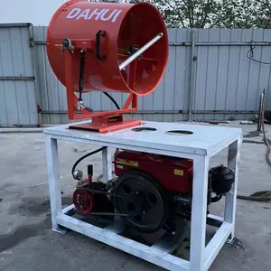 Montato su veicolo 500L 7.5KW generatore diesel azionato da giardino agricolo spruzzatrice ad alta pressione nebulizzatore a distanza cannone nebbia