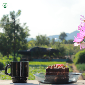 Trinkgeschirr Individuelle Glas Kaffeetasse Niedliche Tasse für Zuhause und Studenten Milch Frühstückstasse Becher - Product Image 6