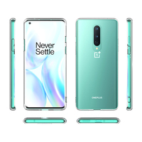 IVANHOE 2.0MM pour OnePlus 6 6T 5 5T One Plus Coques TPU transparentes pour OnePlus 8 8T 7 7T Nord N100 Coque transparente en silicone