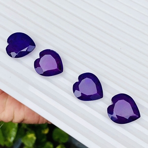 พลอยแซฟไฟร์สีฟ้าธรรมชาติรูปหัวใจอัญมณีจากอัฟกานิสถานกำเนิดหินหลวมสำหรับจี้ผลิตภัณฑ์จำนวนมาก - Product Image 2