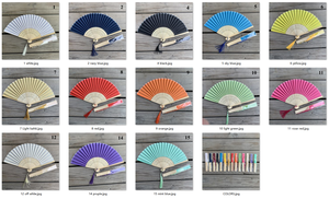 Ventagli Pieghevoli Personalizzati in Bambù di Alta Qualità con Stampa su Tessuto - Product Image 6