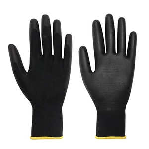 <span class=keywords><strong>PU</strong></span> recubierto jardín transpirable general hombres trabajo guantes de seguridad para la construcción - Product Image 1