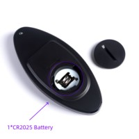 Télécommande de remplacement en plastique ABS infrarouge la moins chère, nouvelle, noire et blanche, 7 boutons, 433 MHz, code clonable