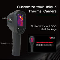 Caméra thermique à imageur thermique industriel infrarouge portable de précision haute résolution 256*192 pour fuite de tuyau d'eau