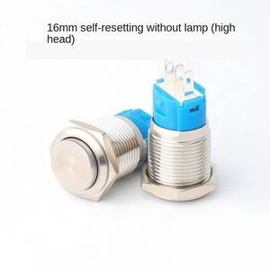 16MM Stainless Steel Button IP65 1NO Switch for Home Appliance High Head - Product Image 5