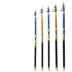 Canne à pêche télescopique en Fiber de carbone pour l'eau salée, <span class=keywords><strong>2022</strong></span> M, 1.5M, 1.8M, 2.1M, 2.4M, 2.7M - Product Image 5