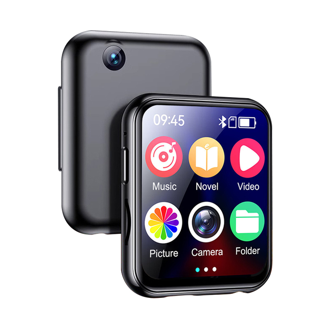 Portable 2.0 Inch Touch Screen MP3 Music Player Built-In Speaker Voice Recording E-Book Photography Features APE ALAC Plastic