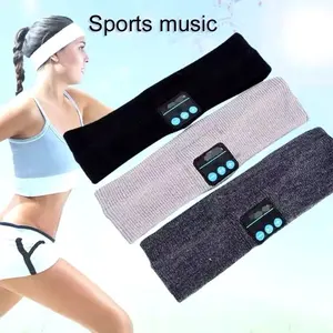 Neueste kabellose Headset-Kopfhörer mit benutzer definierten gestrickten BT-Sport musik kopfhörern für Yoga-Reise-Wander anrufe