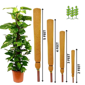 Estacas de Fibra de Coco para Plantas, Soporte Puntiagudo de 3 Pies, Enredadera Redonda para Plantas Trepadoras de Interior y Exterior - Product Image 1