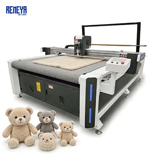 Machine de découpe de tissu multicouche électrique à couteau droit CNC REMEYA, lame ronde, coupeur monocouche - Product Image 1