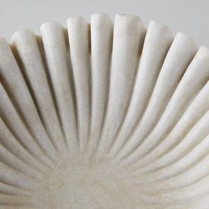 Clássico branco pedra natural mármore flor tigela decorativa casa fruta jóias mármore ônix travertino contemporâneo tigelas - Product Image 2