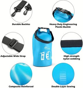 Bolsa Impermeable con Logotipo Personalizado al por Mayor, 5l 10l 15l 20l 30l, Mochila Flotante de PVC para Playa, Natación, Supervivencia al Aire Libre - Product Image 2