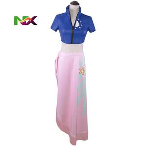 ชุดคอสเพลย์นิโค โรบิน จากอนิเมะวันพีซ สำหรับผู้หญิง ประกอบด้วยเสื้อและกระโปรงแบบพันรอบตัว - Product Image 3