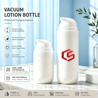 50ml 100mL Loción Botella sin aire PP Subpaquete de viaje portátil Japonés Pequeño Fat Pier Botella de esencia ovalada