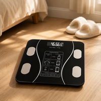Balance intelligente avec logo personnalisé pour cadeau promotionnel, capacité de 180 kg (400 lb), précision de 50 g, moniteur de poids numérique, certifiée UKCA CE