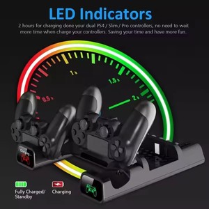 2 Trong 1 Dọc Làm Mát Kép Sạc Cơ Sở Cho <span class=keywords><strong>PS4</strong></span> Mỏng Pro Giao Diện Điều Khiển Làm Mát Đôi Gamepad Sạc Trạm TP4-19076 - Product Image 5