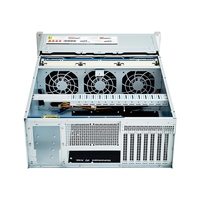 Chasis de rack de 24 bahías 4U de alta calidad personalizado SAS/SATA plano posterior directo carcasa de servidor de PC de aluminio ventilador de refrigeración USB