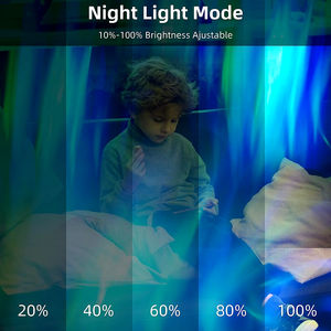 Proyector de Luz Nocturna LED Aurora con Temporizador, Control por Aplicación, Proyector de Luz RGBW con Cielo Estrellado, Altavoz de Música para Decoración de Dormitorios - Product Image 5