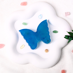 Vente Flash : Pierres et Cristaux Naturels de Haute Qualité – Sculptures de Papillons en Agate Bleue pour la Décoration - Product Image 5