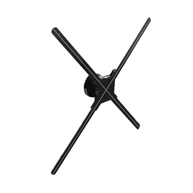 Advertising 4 Blades HD 1920*1080 Spinning Holographic Naked Eyes 3d Hologram Fan