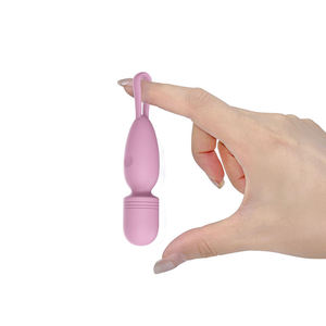 YLove Vibrateur baguette AV mini puissant en silicone de qualité alimentaire, étanche IPX7, rechargeable par USB, écologique, 10 vitesses - Product Image 1