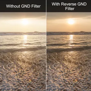 GiAi-filtro de cámara GND, 150x170mm, graduado inverso ND 0,6 0,9 1,2