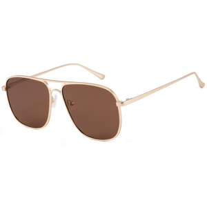 Unisex Pilot <b>Sunglasses</b> Full Rim Rectangle Metal <b>Frame</b> UV400 Protection Adult Outdoor Activities - Product Image 4
