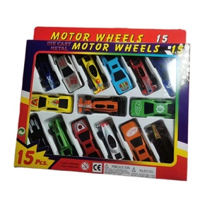 Set de 20 Coches de Juguete de Aleación de Hierro a Escala 1/64, Miniaturas Fundidas a Presión, Camiones, Aviones de Carreras, Juguetes para Niños en Caja - Product Image 1