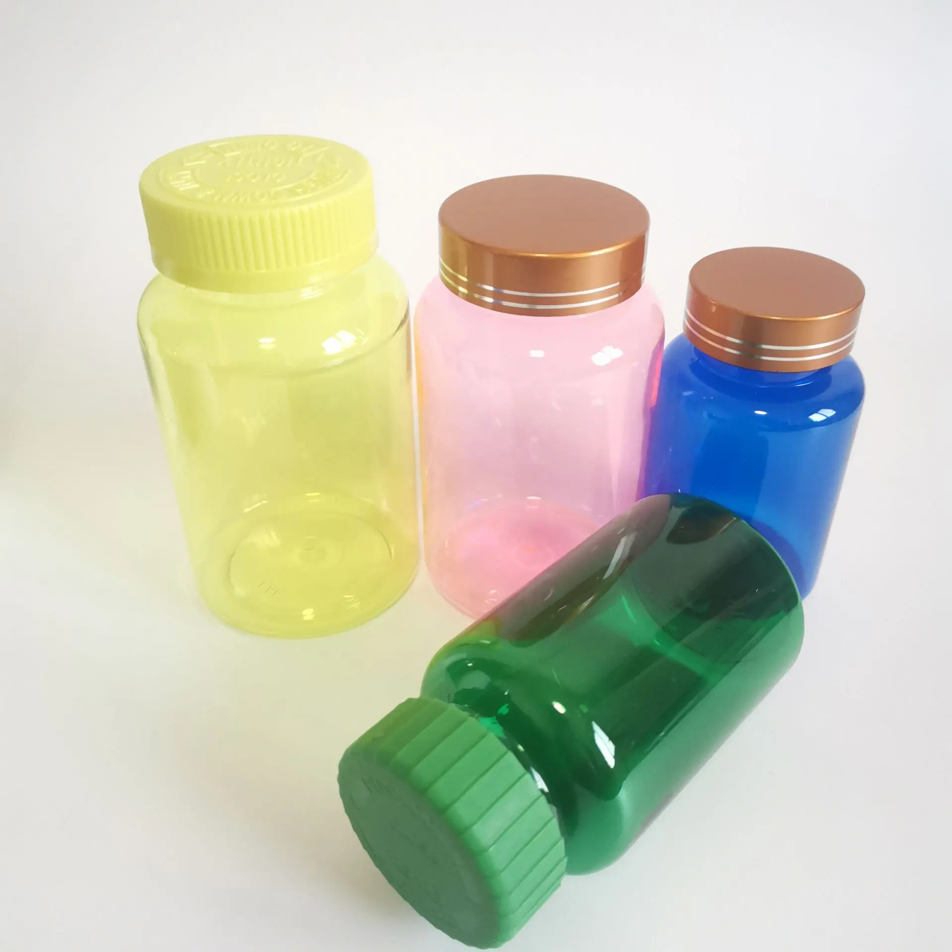 Hochwertige Luxus leere Kunststoff Vitamin Nahrungs ergänzungs mittel Tablette Pille Kapsel PE HDPE PET Flasche