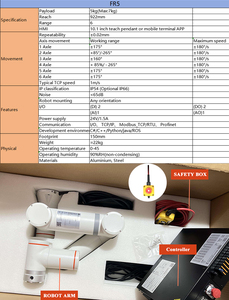 ذراع آلي 6 محاور Fr10 Cobot ذراع صناعي روبوت تعاوني لحام Mig ذراع لحام آلي - Product Image 2