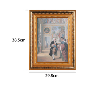 Cadres <span class=keywords><strong>photo</strong></span> vintage en bois doré écologiques et durables, personnalisables, très demandés, 12x16 16x20 A3 A4 A2, à suspendre <span class=keywords><strong>pour</strong></span> la décoration murale - Product Image 5