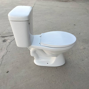 Mercado de América Latina Buena venta Stock barato 2 PC Wc Siphonic Cerámica Inodoro de dos piezas Inodoro Economía - Product Image 4