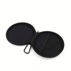 <b>Custom</b> <b>CD</b> Player Case Small Jewel <b>CD</b> DVD Case Black Hard Shell EVA <b>CD</b> Storage Case with Mesh Pocket - Product Image 5