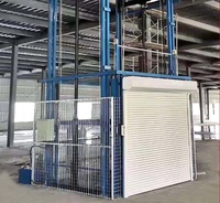 Nouvel élévateur de fret hydraulique fixe à rail en acier 380V, grande capacité, pour manutention de matériaux, chaîne, mine, entrepôt, levage électrique
