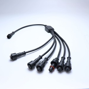 1-To-6 Waterproof LED Strip Splitter <b>Cable</b> 5-Core PVC IP65 <b>Outdoor</b> Power Connector 12V Low Voltage Multi-Core <b>Cable</b> - Product Image 2