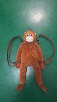 Nouveau design, sac à dos en peluche singe Punch très tendance, sac à dos personnalisé en forme d'animal pour enfants, sac à dos singe Punch à la mode