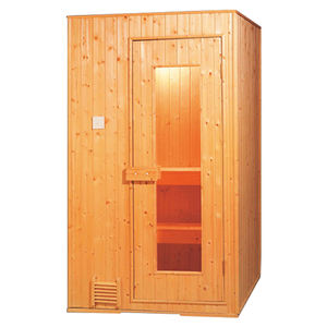 Casa Mini Sauna Sauna dinamica una persona rettangolo esterno Sauna a infrarossi in legno doccia a vapore personale - Product Image 1