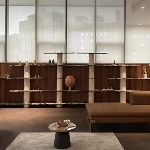 Design di moda grande arredamento in marmo <span class=keywords><strong>soggiorno</strong></span> mobili di lusso <span class=keywords><strong>libreria</strong></span> moderna - Product Image 2