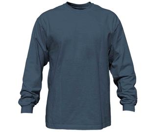 Men's Vintage Style 100% Cotton Fleece O-Neck College T-Shirt Long Sleeve Heavyweight Breathable Quick Dry Plus Size - Product Image 1