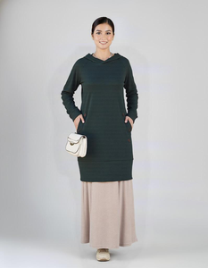 Ensemble de sweat-shirts décontractés respirants pour femmes musulmanes, en coton, prix d'usine, qualité constante, OEM Kilang Labuh Aurat - Product Image 2