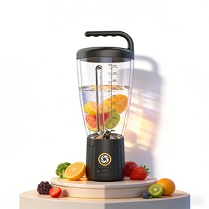 Blender électrique portable de 1000 ml, chargeur USB, presse-agrumes personnel, sans BPA, idéal pour les voyages/la salle de sport/le camping/l'utilisation en cuisine - Product Image 1