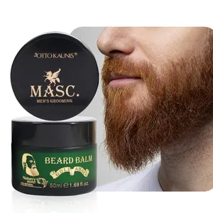 Baume de croissance de la <span class=keywords><strong>barbe</strong></span> Paquet personnalisé Kit de soin de la <span class=keywords><strong>barbe</strong></span> 100% Pure Nature Beard Wax Private Label - Product Image 1