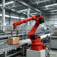 Robot 6 axes avec boîte de vitesses PLC, servo-électrique, 10 kg, 2028 mm, IP54, OEM pour la manutention à large portée, le chargement et le déchargement général