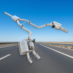 Válvula de Escape VLUNG para Kia Poison <span class=keywords><strong>Sting</strong></span> 2.0T 2018-2023, Sistema de Escape Controlado de Alto Rendimiento OEM Catback con Tubo Intermedio y Silenciador - Product Image 1