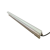Luminaire LED linéaire encastré en acier inoxydable pour sol, anti-éblouissement, IP65, pour extérieur, allée, aménagement paysager, éclairage de sol