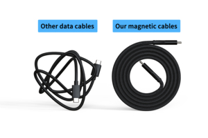 Xu Hướng Nhà Máy Bán Buôn Từ Tự Cuộn Dây Cáp Pd100w 240W Bện Loại C USB Nhanh Chóng Sạc Cáp Dữ Liệu Cho Điện Thoại Di Động Android - Product Image 2
